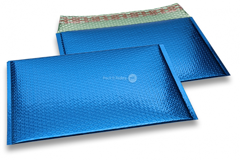 Metalik kuverte sa zračnim jastučićima-reciklirane - tamnoplava 235 x 325 mm