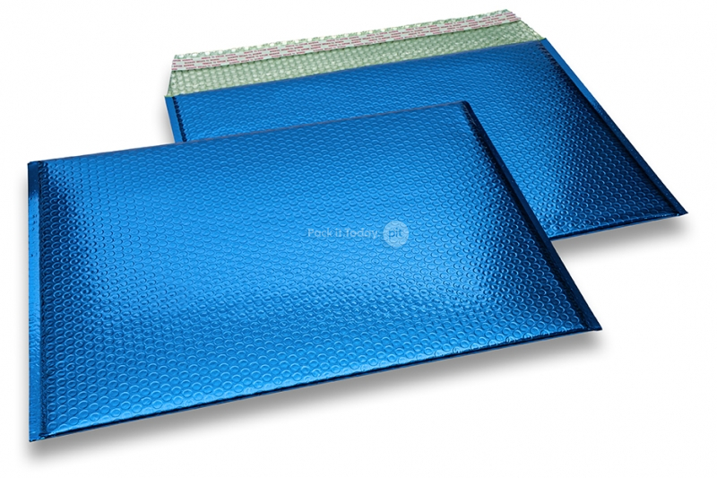 Metalik kuverte sa zračnim jastučićima-reciklirane - tamnoplava 320 x 425 mm