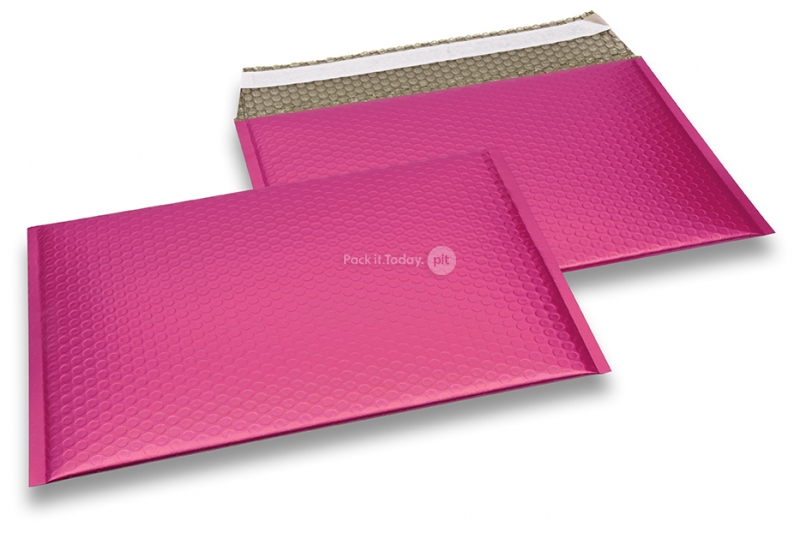 Mat metalik kuverte sa zračnim jastučićima-reciklirane - ružičasta 235 x 325 mm