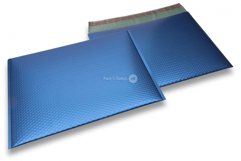 Mat metalik kuverte sa zračnim jastučićima-reciklirane - tamnoplava 320 x 425 mm