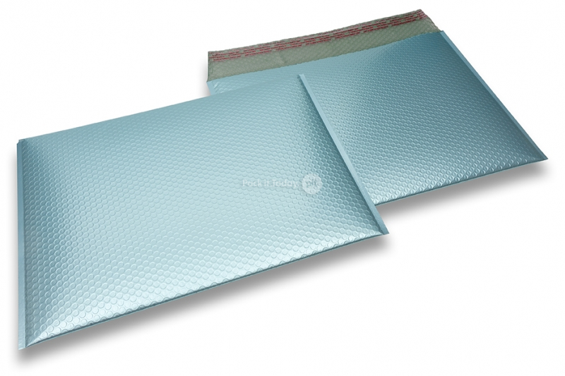 Mat metalik kuverte sa zračnim jastučićima-reciklirane - ledenoplava 320 x 425 mm