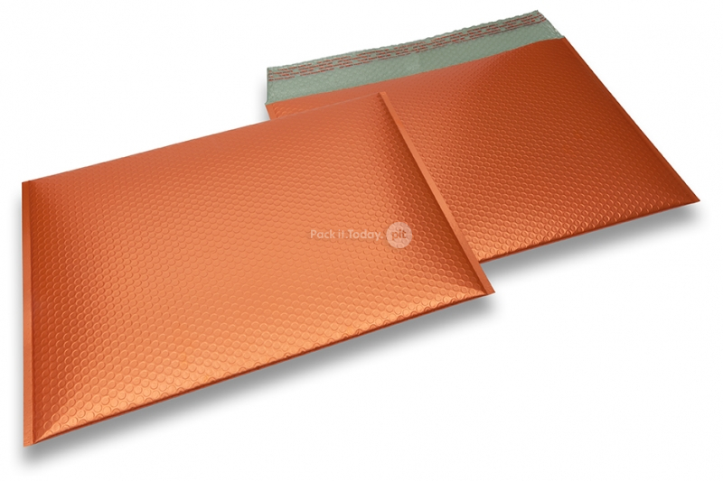 Mat metalik kuverte sa zračnim jastučićima-reciklirane - narančasta 320 x 425 mm
