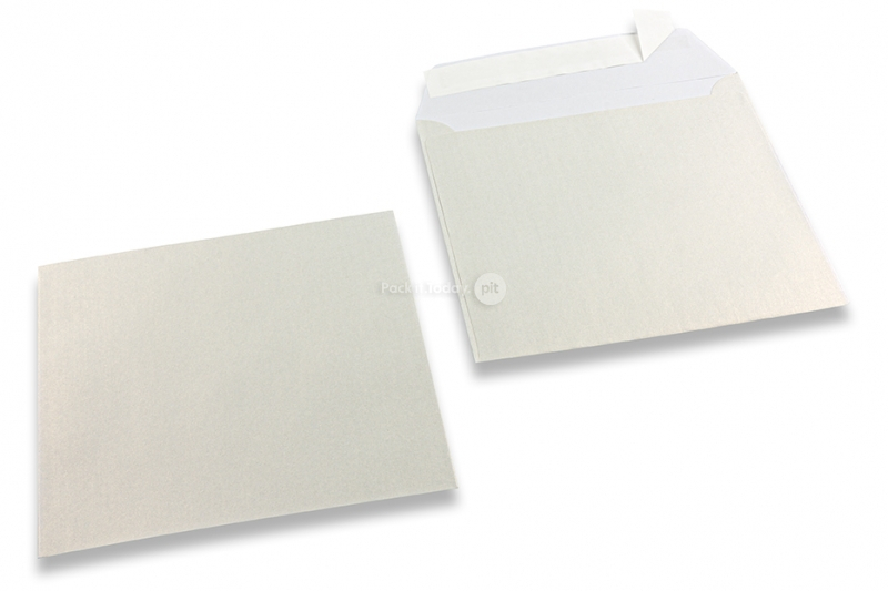 Sedefaste kuverte u bijeloj boji - 155 x 155 mm