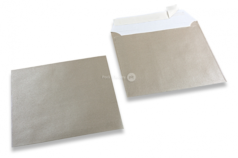 Sedefaste kuverte u bijeloj boji - 155 x 155 mm