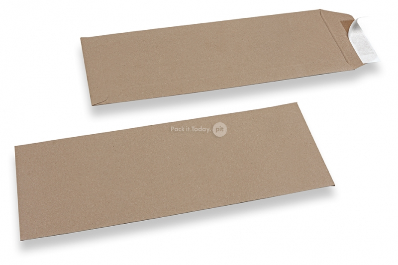 Kuverte za pravne dokumente, smeđa - 125 x 324 mm