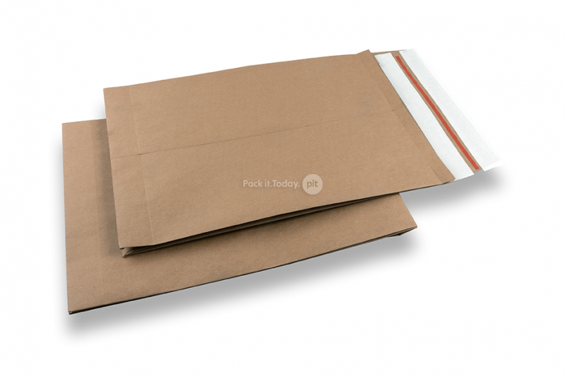 Papirnate poštanske omotnice sa zatvaračem za povrat - 320 x 430 x 80 mm