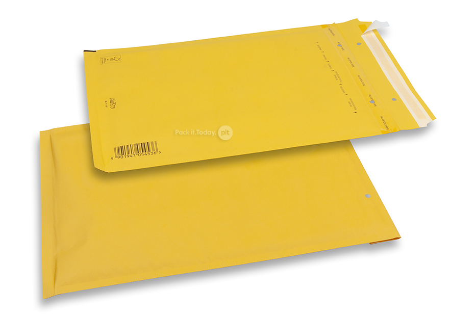 Papirnate kuverte sa zračnim jastučićima u boji - Žuta, 80 g 230 x 324 mm