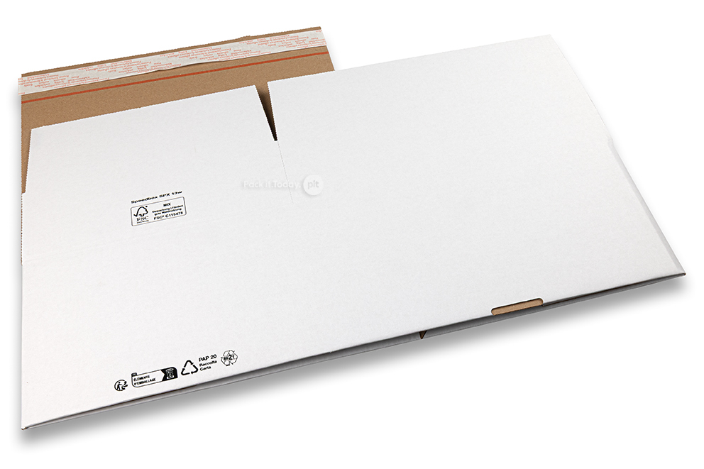 Kutija koja se sklapa - bijela, 370 x 280 x 173 mm - SPX13