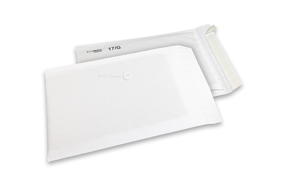 Papirom podstavljene omotnice Ecomax - 230 x 340 mm, 17/G, bijela