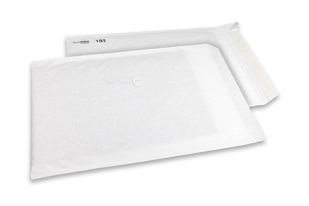 Papirom podstavljene omotnice Ecomax - 300 x 445 mm, 19/I, bijela